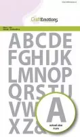 Uppercase Alphabet Basic - Stanzen - CraftEmotions