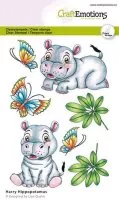 Hippopotamus Clear Stamps CraftEmotions