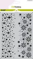 Loose Stars Crystals - A5 - Stencils - CraftEmotions