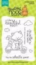 Newton Scoots By - Clear Stamps - Newton´s Nook Designs