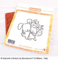 Coniglietti Festosi - Rubber Stamps - Impronte D'Autore