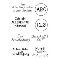 Einschulung 1 - Clear Stamps - Efco
