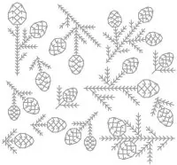Pine Patterns - Thinlits - Stanzen - Tim Holtz - Sizzix