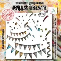 Party Time - Schablone #231 - AALL & Create