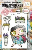 aall create clear stamp La Fleur