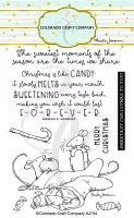 Candy Cane Mice Clear Stamps Colorado Craft Company by Anita Jeram