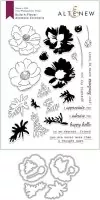 Build-A-Flower: Anemone Coronaria - Bundle - Clear Stamps + Stanzen - Altenew