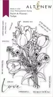 Paint A Flower - Tulips Outline - Clear Stamps - Altenew