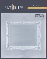 Simple Frame - 3-D Embossing Folder - Altenew
