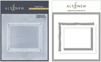Simple Frame - Embossing Folder & Stencil Bundle - Altenew