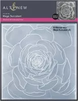 Mega Succulent - 3-D Embossing Folder - Altenew
