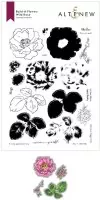 Build-A-Flower: Wild Rose - Bundle - Clear Stamps + Stanzen - Altenew