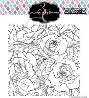 Rose Background - Stempel - Colorado Craft Company