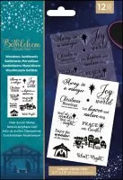 Bethlehem Collection - Wonderous Sentiments stempel set crafters companion