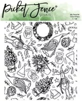 My Favorite Time of Year - Clear Stamps - Picket Fence Studios