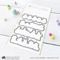 Little Line Agenda - Creative Cuts - Stanzen - Mama Elephant