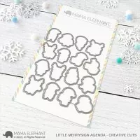 Little Merrysign Agenda - Creative Cuts - Stanzen - Mama Elephant