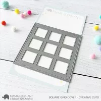 Square Grid Cover - Creative Cuts - Stanzen - Mama Elephant