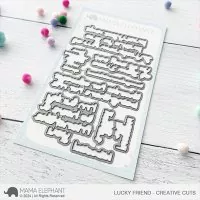 Lucky Friend - Creative Cuts - Stanzen - Mama Elephant