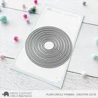 Plain Circle Frames Stanzen Creative Cuts Mama Elephant
