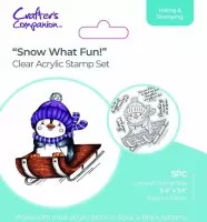 Snow What Fun! - Stempel - Crafters Companion