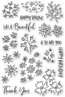 Life is Beautiful - Clear Stamps - Hero Arts