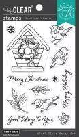 Christmas Robins - Clear Stamps - Hero Arts