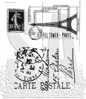 I See Paris - Rubber Stamps - Tim Holtz - Stampers Anonymous