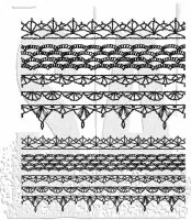 Crochet Trims - Rubber Stamps - Tim Holtz - Stampers Anonymous