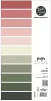 ModaScrap - Fluffy XMas - Color Palette Paper Pack - 6"x12"