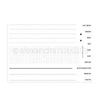 Strukturen für Etiketten - Clear Stamps - Alexandra Renke