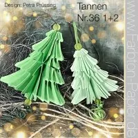 Tannen-Duo Nr.36 - Stanze - FarbTon Papier