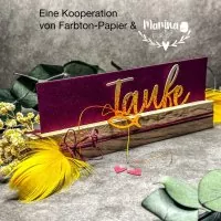 Taufe - Stanze - FarbTon Papier