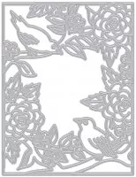 Birds and Flowers Cover Plate - Fancy Die - Stanze - Hero Arts