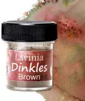 Dinkles - Ink Powder - Brown - Lavinia