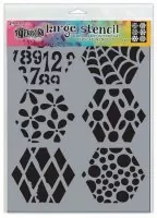 Quilt 'n' More - Large - Stencil - Dylusions - Ranger
