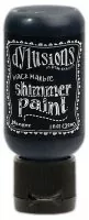 Dylusions Shimmer Paint - Flip Cap Bottle - Black Marble - Ranger