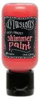Dylusions Shimmer Paint - Flip Cap Bottle - Fiery Sunset - Ranger