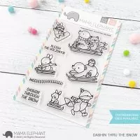 Dashin Thru The Snow - Clear Stamps - Mama Elephant