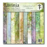 Dreamscape Papers - Colourburst Collection - Papierset 8"x8" - Lavinia