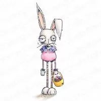 Oddball Easter Bunny - Rubber Stamps - Stamping Bella