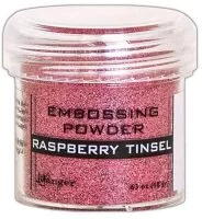 raspberry Tinsel Embossing Powder Embossing Pulver Ranger