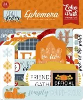 Fall Fever - Ephemera - Die Cut Embellishment - Echo Park Paper Co