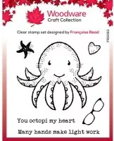 Octavia - Clear Stamps - Woodware Craft Collection