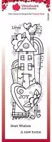 Rainbow House - Clear Stamps - Woodware Craft Collection