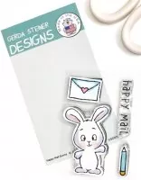 Happy Mail Bunny - Stempel - Gerda Steiner Designs
