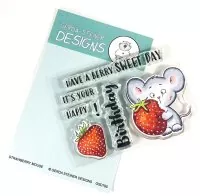 Strawberry Mouse clearstamps Gerda Steiner Designs