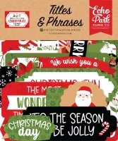 Have A Holly Jolly Christmas - Titles & Phrases - Die Cut Embellishment - Echo Park Paper Co