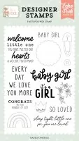 Baby Girl - Clear Stamps - Echo Park