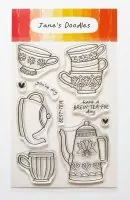 Brew-Tea-Ful - Clear Stamps - Jane's Doodles